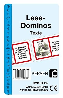 Lese-Dominos - Texte Spiel