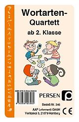 Das Wortarten-Quartett Spiel