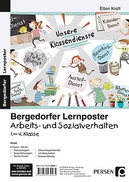 Poster (Non) Lernposter Arbeits- und Sozialverhalten 1.-4. Kl. von Ellen Kraft