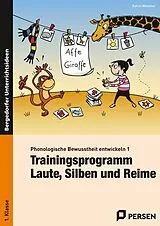 Kartonierter Einband Phonologische Bewusstheit entwickeln 1 von Katrin Wemmer