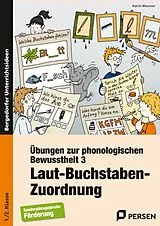 Kartonierter Einband Übungen zur phonologischen Bewusstheit 3 von Katrin Wemmer