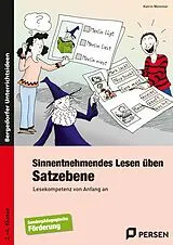 Kartonierter Einband Sinnentnehmendes Lesen üben: Satzebene von Katrin Wemmer