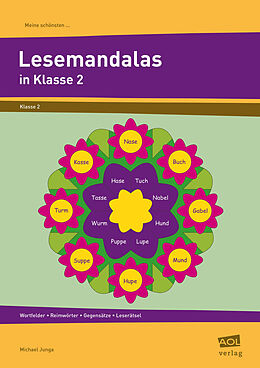 Geheftet Meine schönsten Lesemandalas Klasse 2 von Michael Junga