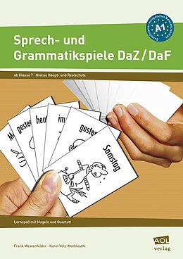 Geheftet Sprech- und Grammatikspiele DaZ/DaF von F. Westenfelder, K. Volz-Mathlouthi