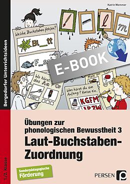 E-Book (pdf) Übungen zur phonologischen Bewusstheit 3 von Katrin Wemmer