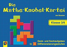 Kartonierter Einband Die Mathe-Knobel-Kartei  Klasse 3/4 von Jan Boesten