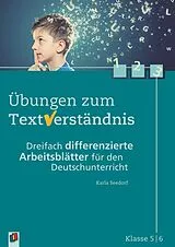 Geheftet Übungen zum Textverständnis Klasse 5/6 von Karla Seedorf