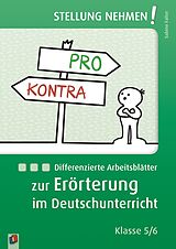 Paperback Differenzierte Arbeitsblätter zur Erörterung im Deutschunterricht von Sabine Falter