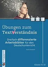 Geheftet (Geh) Übungen zum Textverständnis Klasse 9/10 von Karla Seedorf