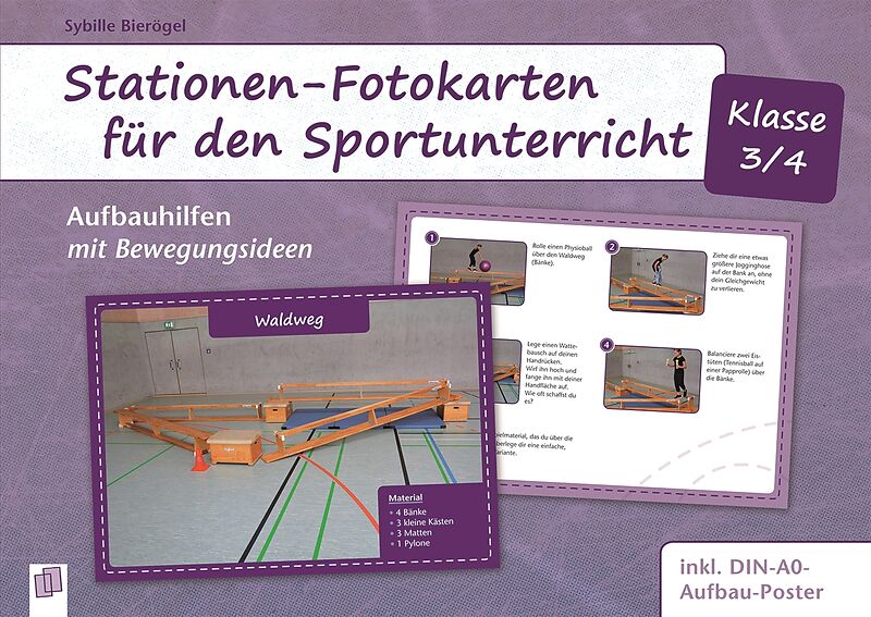 Stationen-Fotokarten für den Sportunterricht  Klasse 3/4