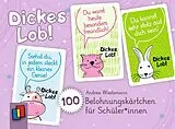 Textkarten / Symbolkarten Dickes Lob! 100 Belohnungskärtchen für Schüler*innen von Andrea Wiedemann