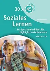 Kartonierter Einband Soziales Lernen von Arthur Thömmes
