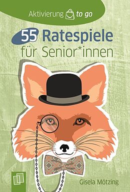 Kartonierter Einband 55 Ratespiele für Senioren und Seniorinnen von Gisela Mötzing