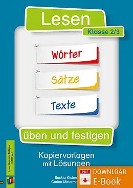 E-Book (pdf) Lesen üben und festigen - Klasse 2/3 von Corina Mittermaier, Saskia Kistner