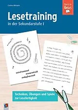 Kartonierter Einband Lesetraining in der Sekundarstufe I von Corina Altmann