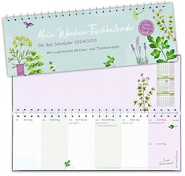 Kalender Mein Wochen-Tischkalender für das Schuljahr 2024/2025 von 