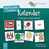 Textkarten / Symbolkarten METACOM-Karten: Kalender in Deutsch und Englisch von