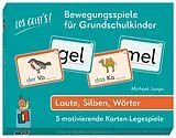 Textkarten / Symbolkarten Los geht's! Bewegungsspiele für Grundschulkinder - Laute, Silben, Wörter von Michael Junga