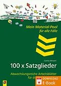 E-Book (pdf) 100 x Satzglieder von Corina Altmann