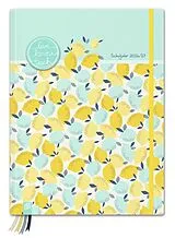 Fester Einband Mein Lehrerplaner A4+ Hardcover Lehrerkalender für das Schuljahr 2026/2027 Zitronentanz von