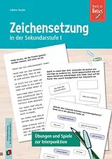 Geheftet Zeichensetzung in der Sekundarstufe I von Sabine Hauke