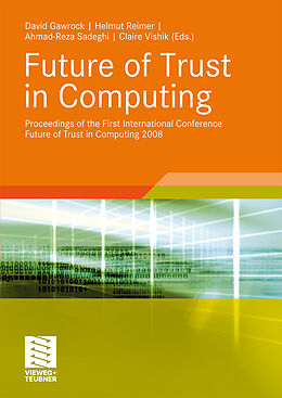 Couverture cartonnée Future of Trust in Computing de 