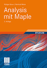 Kartonierter Einband Analysis mit Maple von Rüdiger Braun, Reinhold Meise