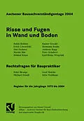 E-Book (pdf) Aachener Bausachverständigentage 2004 von Rainer Oswald