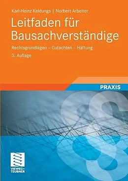 E-Book (pdf) Leitfaden für Bausachverständige von Karl-Heinz Keldungs, Norbert Arbeiter