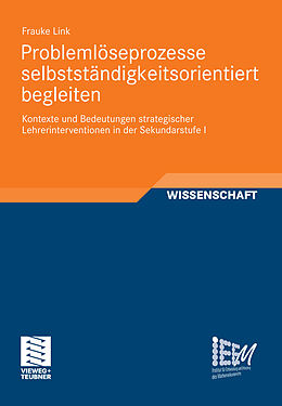 E-Book (pdf) Problemlöseprozesse selbstständigkeitsorientiert begleiten von Frauke Link