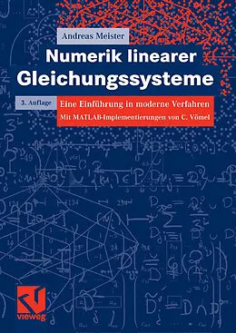 E-Book (pdf) Numerik linearer Gleichungssysteme von Andreas Meister
