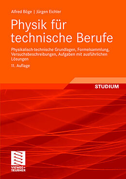 E-Book (pdf) Physik für technische Berufe von Alfred Böge, Jürgen Eichler