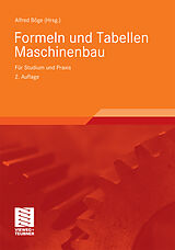 E-Book (pdf) Formeln und Tabellen Maschinenbau von Alfred Böge, Alfred Böge, Gert Böge