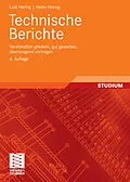 E-Book (pdf) Technische Berichte von Lutz Hering, Heike Hering