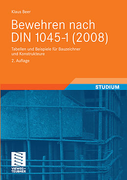 E-Book (pdf) Bewehren nach DIN 1045-1 (2008) von Klaus Beer