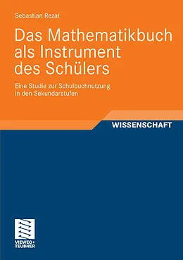 E-Book (pdf) Das Mathematikbuch als Instrument des Schülers von Sebastian Rezat