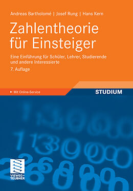 E-Book (pdf) Zahlentheorie für Einsteiger von Andreas Bartholome, Josef Rung, Hans Kern