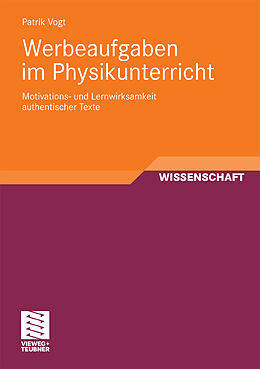 E-Book (pdf) Werbeaufgaben im Physikunterricht von Patrik Vogt