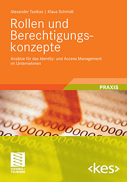 E-Book (pdf) Rollen und Berechtigungskonzepte von Alexander Tsolkas, Klaus Schmidt
