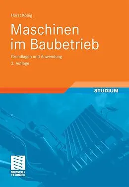 E-Book (pdf) Maschinen im Baubetrieb von Horst König