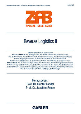 Kartonierter Einband Reverse Logistics II von 