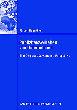 Kartonierter Einband Publizitätsverhalten von Unternehmen von Jürgen Hagmüller