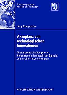 Kartonierter Einband Akzeptanz von technologischen Innovationen von Jörg Königstorfer