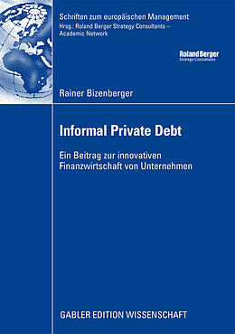 Kartonierter Einband Informal Private Debt von Rainer Bizenberger