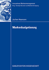 Kartonierter Einband Markenbudgetierung von Jochen Heemann