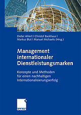 Fester Einband Management internationaler Dienstleistungsmarken von 