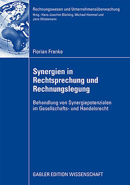 Kartonierter Einband Synergien in Rechtsprechung und Rechnungslegung von Florian Franke