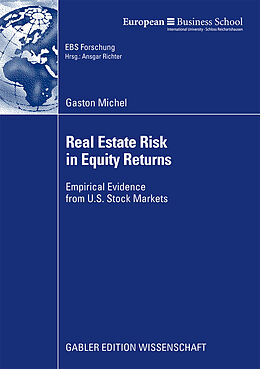 Kartonierter Einband Real Estate Risk in Equity Returns von Gaston Michel