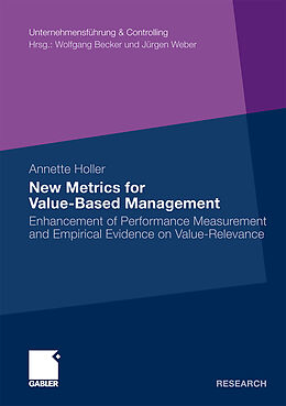 Couverture cartonnée New Metrics for Value-Based Management de Annette Holler