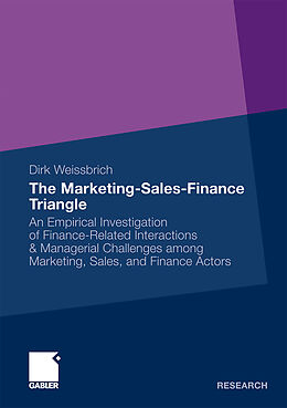 Kartonierter Einband The Marketing-Sales-Finance Triangle von Dirk Weissbrich